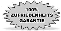 100%  ZUFRIEDENHEITS GARANTIE