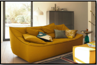 Wenn ntig, kann man dieses Sofa vrbergehend auch mal als Schlafplatz nutzen.