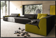 Wenn ntig, kann man dieses Sofa vrbergehend auch mal als Schlafplatz nutzen.